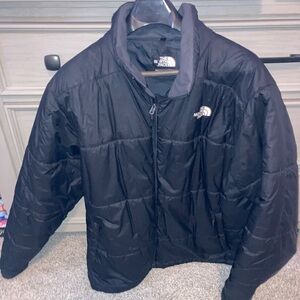 Men’s North Face Black puffer style winter jacket coat size XXL Tall